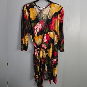 Floral Wrap Dress